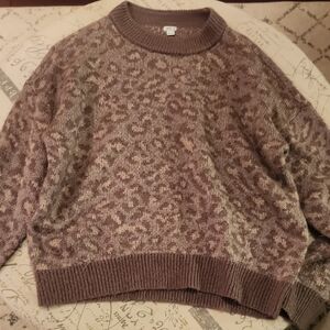 Aerie Crew Neck Sweater Cozy Knit Design